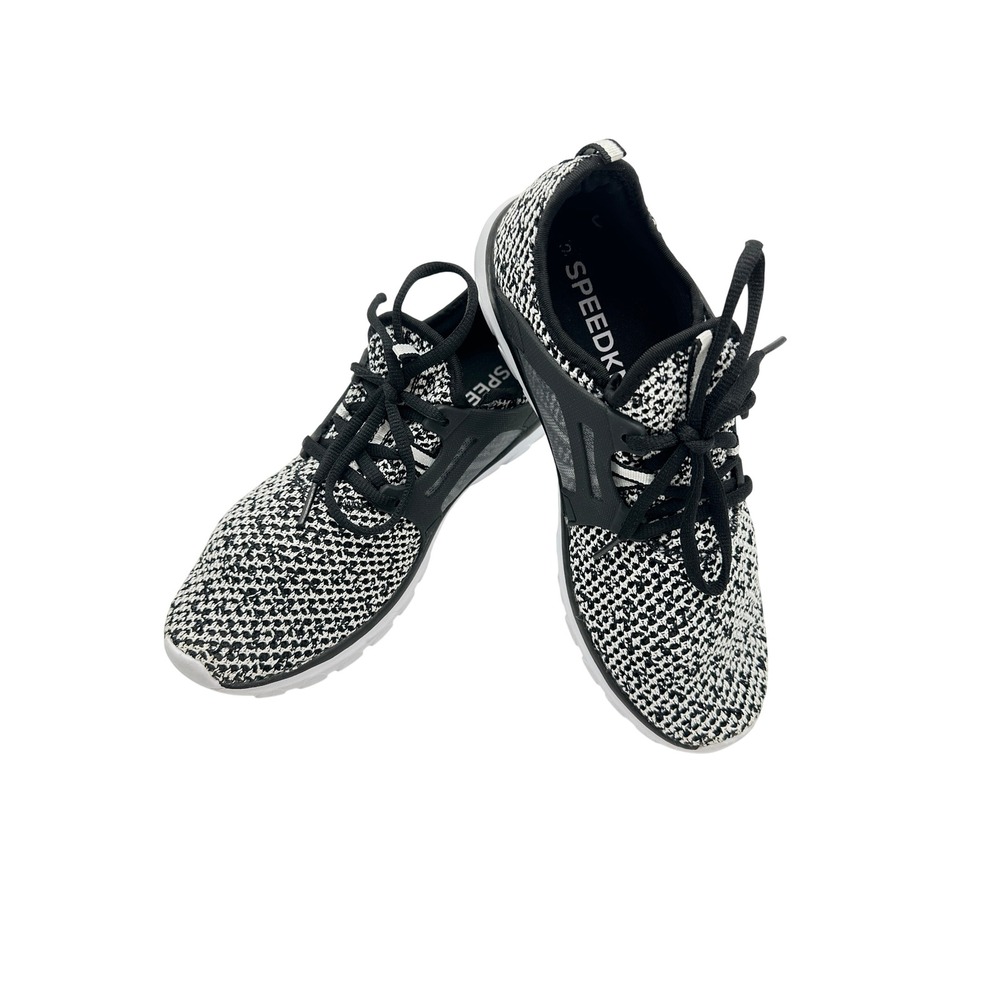 C9‎ Champion Speedknit Sneakers Women Size 8 Black White Lightweight Knit Shoes